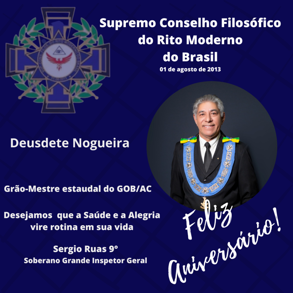 Homenagem Grão Mestre Estadual GOB AC S C F R M B